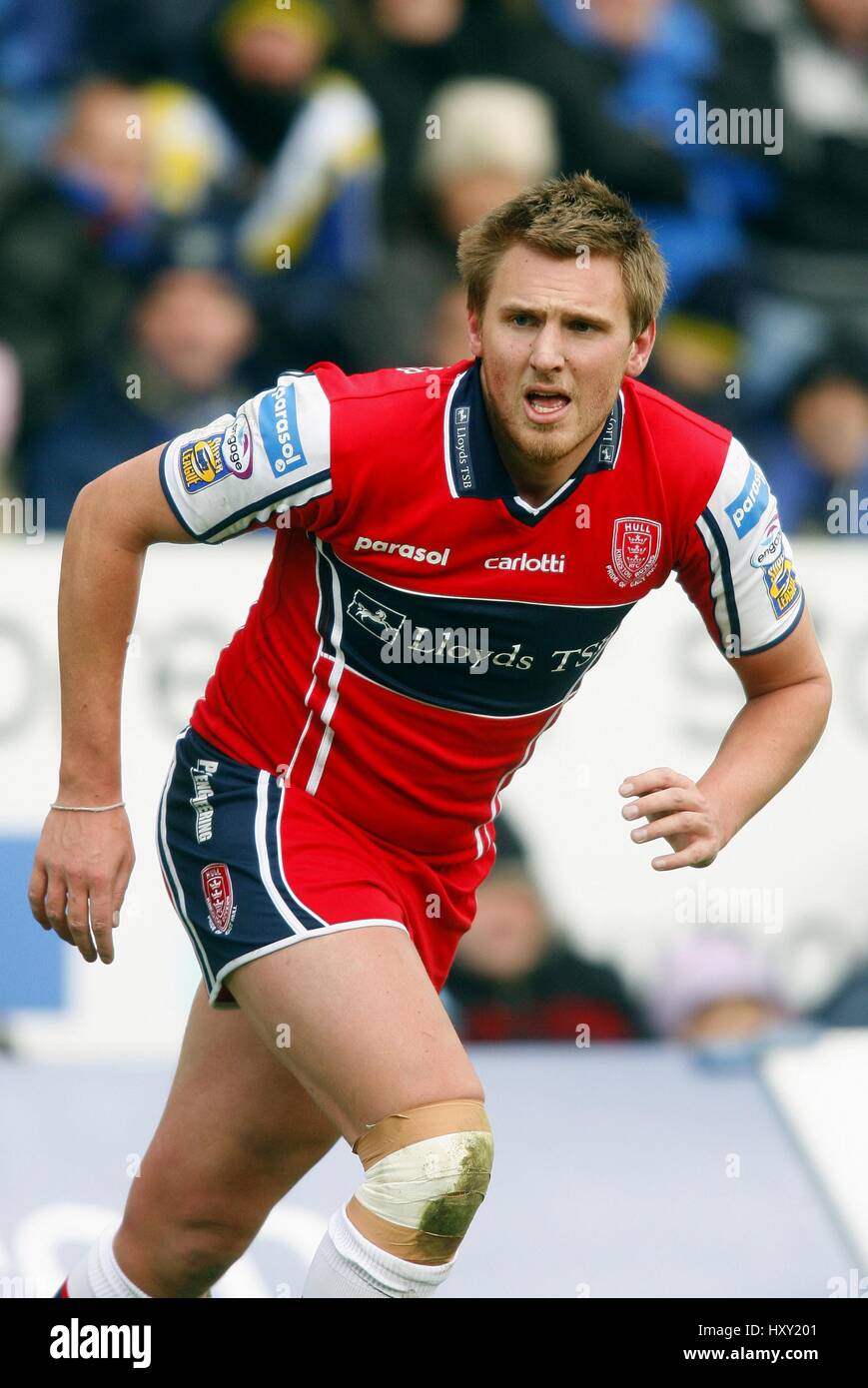 GARETH MORTON HULL KR RLFC HALLIWELL JONES STADIUM WARRINGTON ENGLAND 18. März 2007 Stockfoto