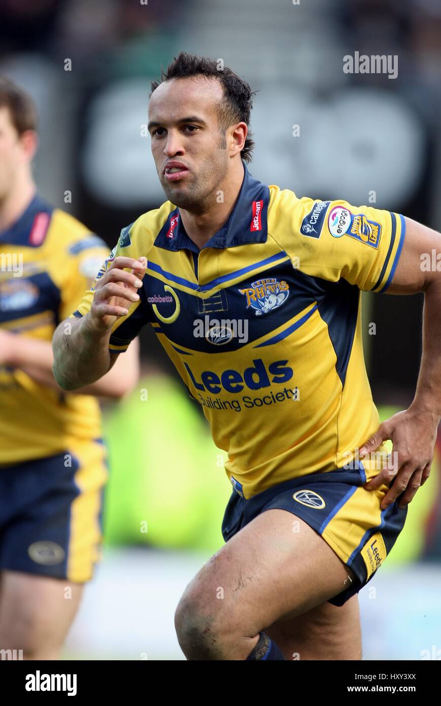 JAMIE JONES BUCHANAN LEEDS RHINOS RLFC K.C.STADIUM HULL ENGLAND 24. März 2008 Stockfoto