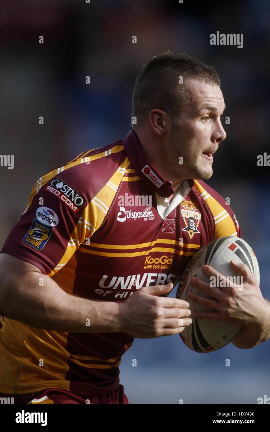 DARRELL GRIFFIN HUDDERSFIELD Riesen RLFC GALPHARM STADIUM HUDDERSFIELD ENGLAND 24. März 2008 Stockfoto