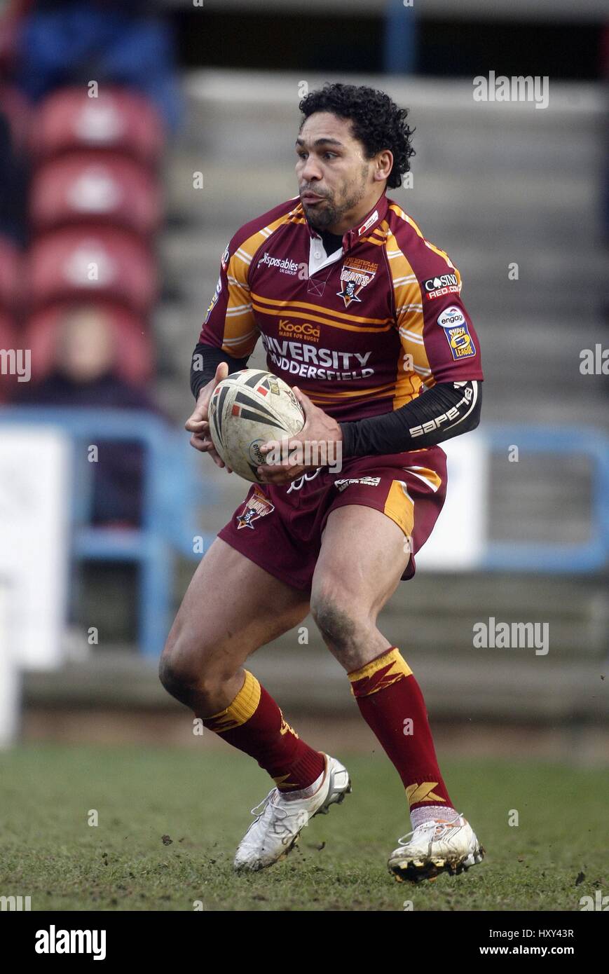 ROD JENSEN HUDDERSFIELD Riesen RLFC GALPHARM STADIUM HUDDERSFIELD ENGLAND 24. März 2008 Stockfoto