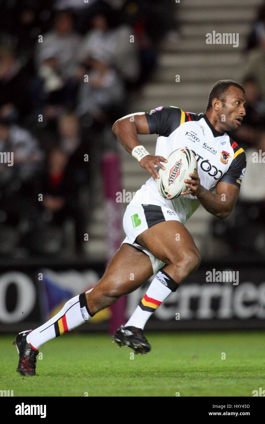 ZAHME TAPOU BRADFORD Stiere RLFC KC STADIUM HULL ENGLAND 4. April 2008 Stockfoto