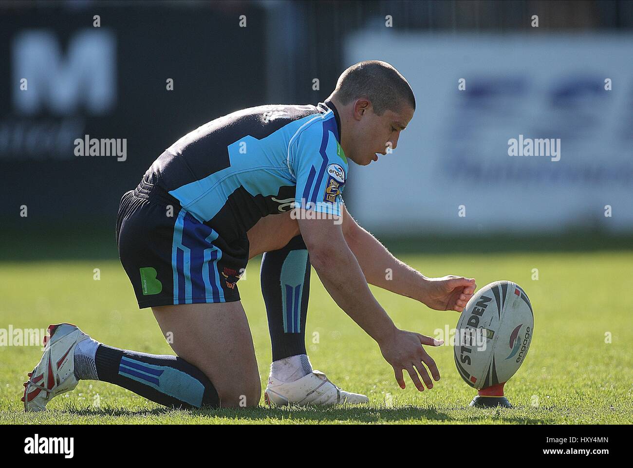 PAUL DEACON BRADFORD BULLS RLFC Dschungel CASTLEFORD ENGLAND 29. März 2009 Stockfoto