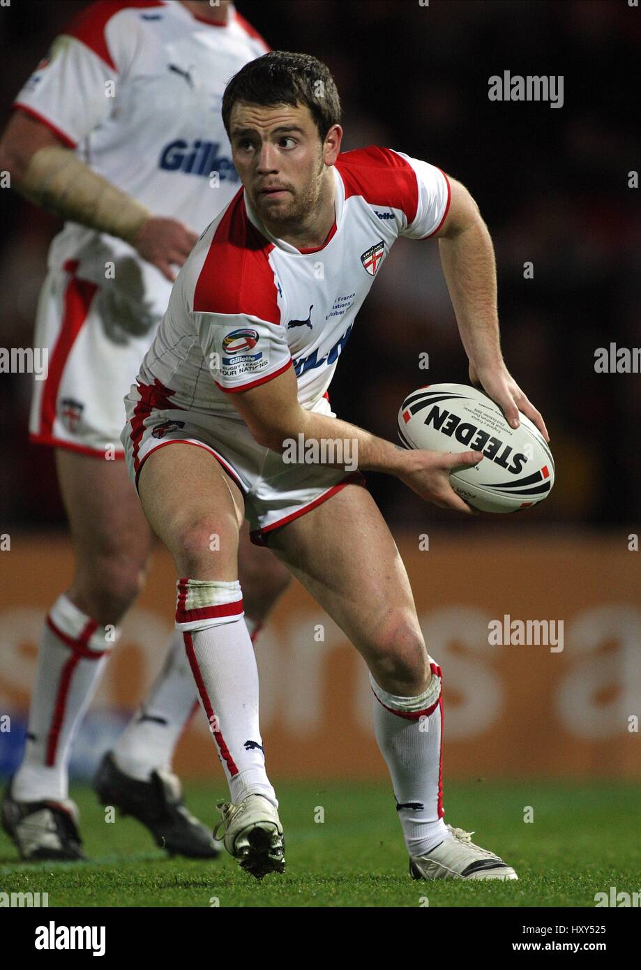 RICHIE MYLER ENGLAND RUGBY LEAGUE KEEPMOAT Stadion DONCASTER ENGLAND 23. Oktober 2009 Stockfoto