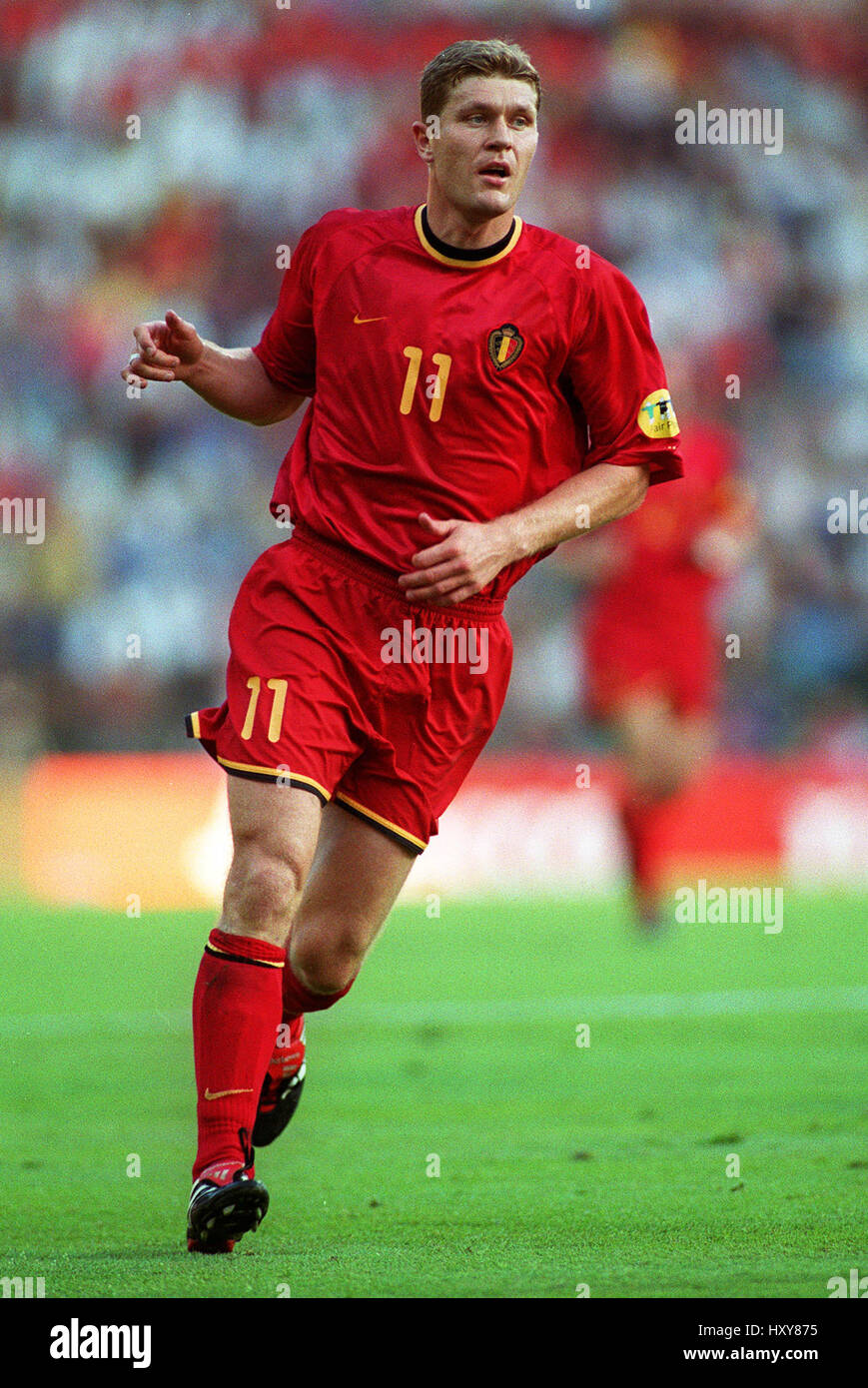 GERT VERHEYEN-Belgien-Brüssel EURO 2000 19. Juni 2000 Stockfoto