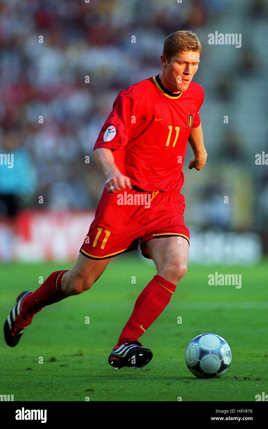 GERT VERHEYEN-Belgien-Brüssel EURO 2000 19. Juni 2000 Stockfoto