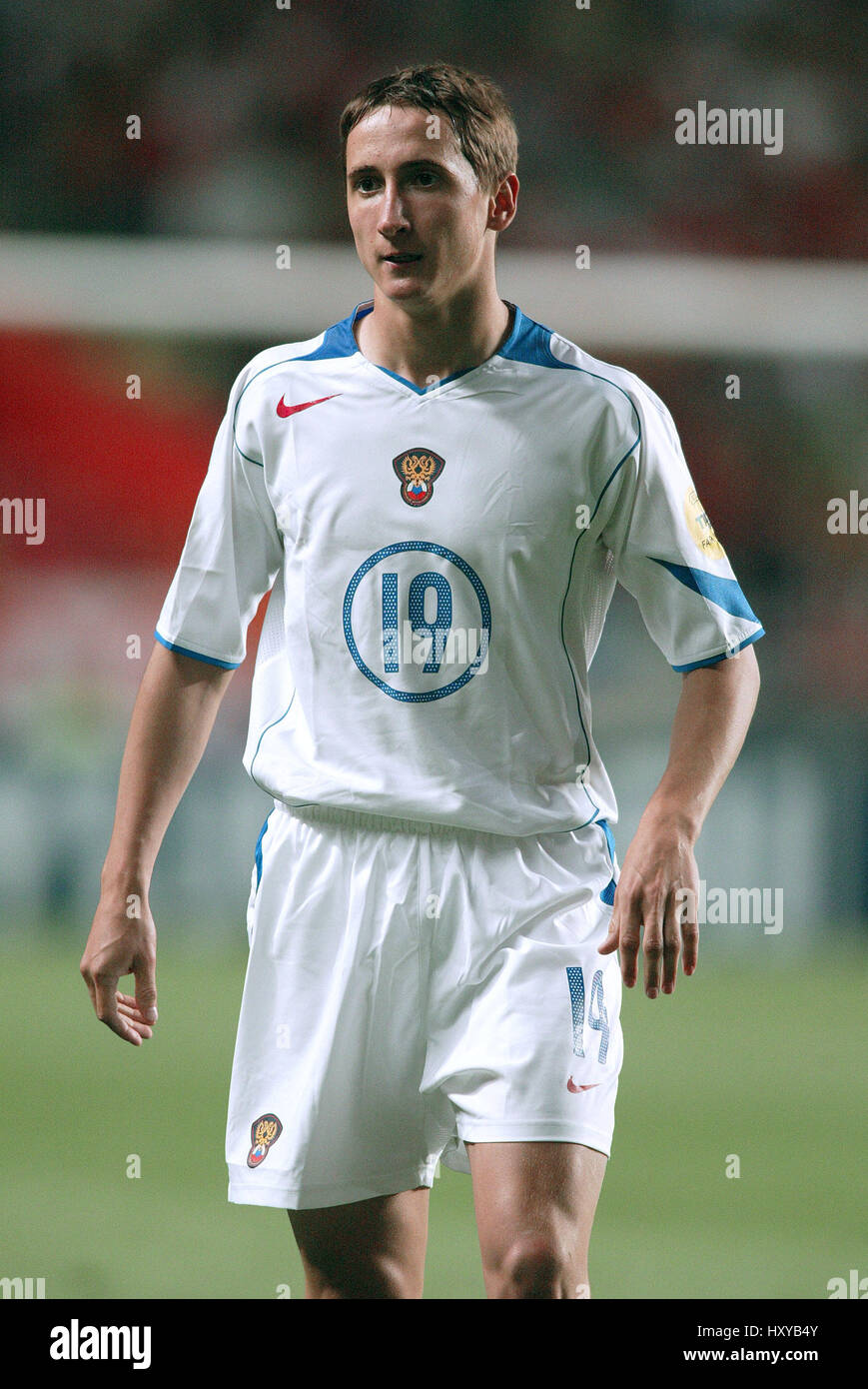 VLADIMIR BYSTROV Russland & ZENIT ST. PETERBURG LUZ Stadion Lissabon PORTUGAL 16. Juni 2004 Stockfoto