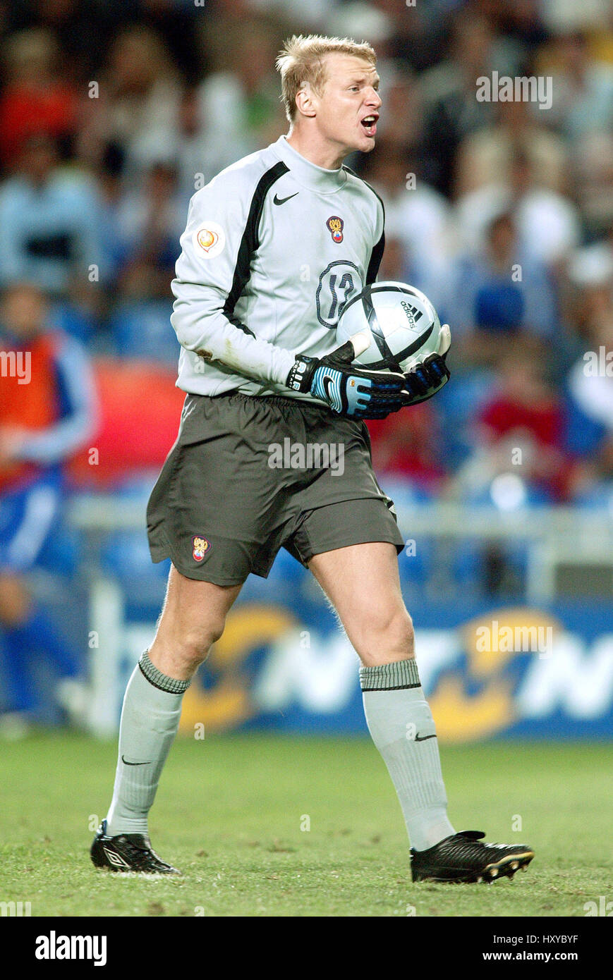 VIACHESIAV MALAFEEV Russland & ZENIT ST. PETERBURG FARO-Loulé Stadion FARO PORTUGAL 19. Juni 2004 Stockfoto