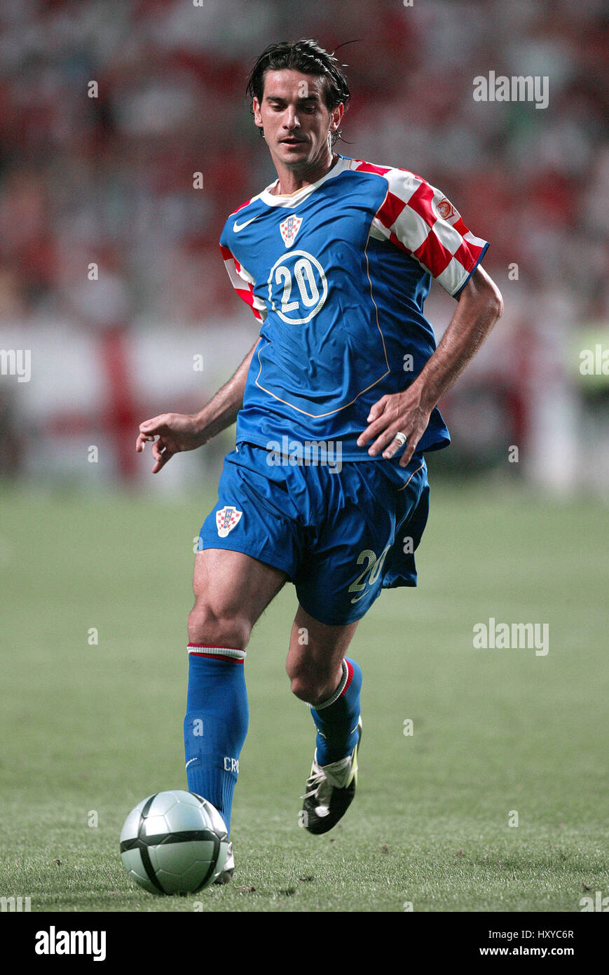 GIOVANI ROSSO Kroatien & MACCABI HAIFA LUZ Stadion Lissabon PORTUGAL 21. Juni 2004 Stockfoto