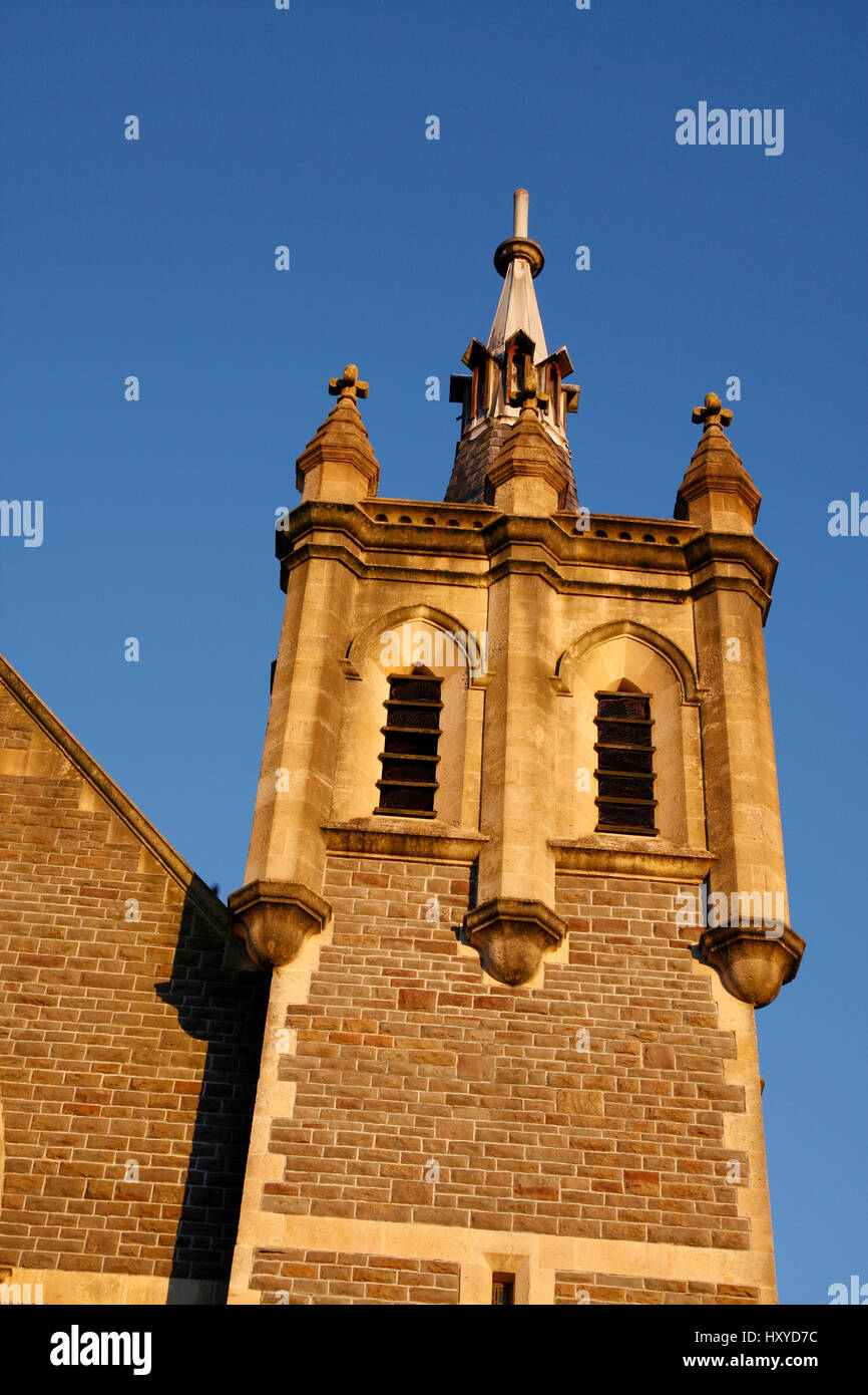 Pantygwydr Baptist Church Tower, Swansea, Wales Stockfoto