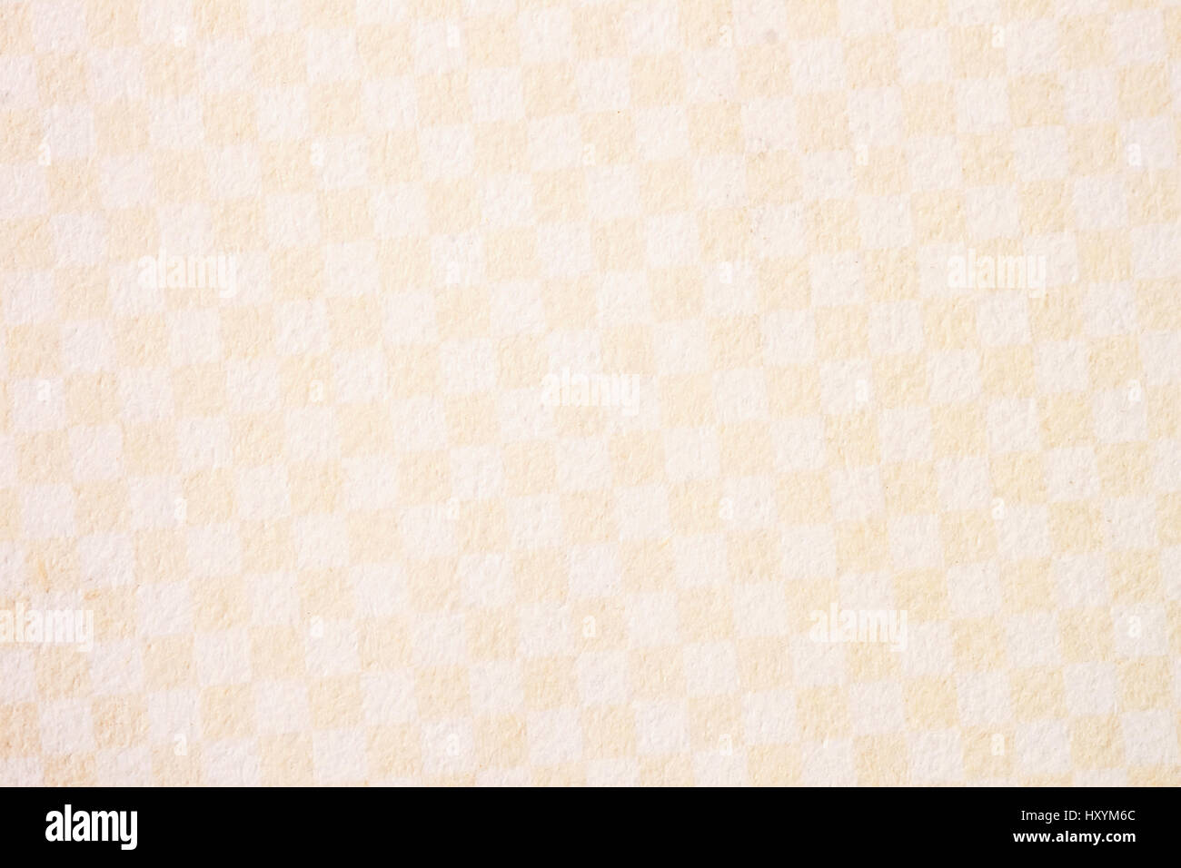 Textur des Papiers in einer einfarbigen kleine Zelle des warmen Beige-Creme-Tönen für Artwork. Modernen Hintergrund, Hintergrund, Substrat, Zusammensetzung Verwendung mit Textfreiraum Stockfoto