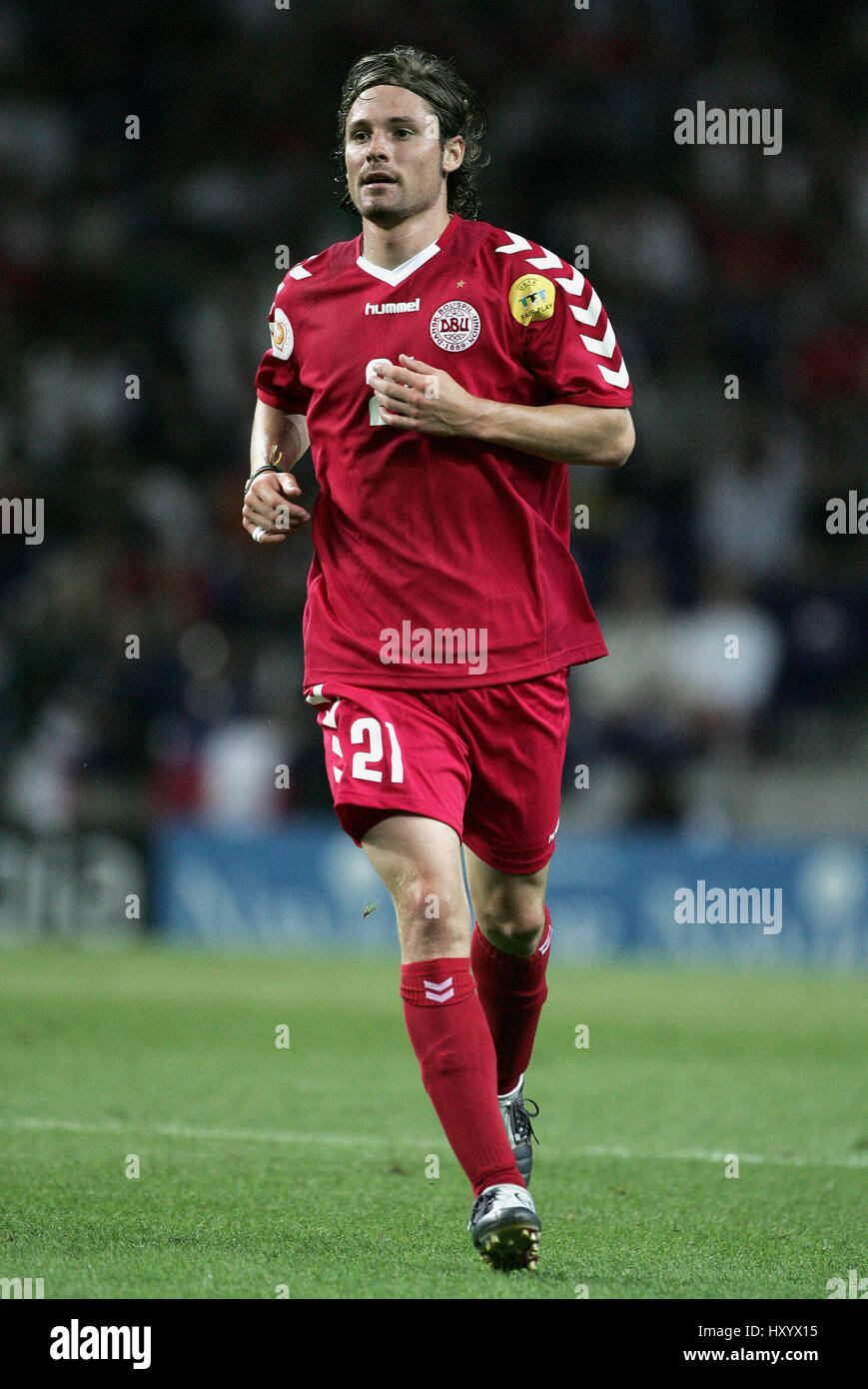 PETER MADSEN Dänemark & VFL BOCHUM 1848 DRAGAO Stadion PORTO PORTUGAL 27. Juni 2004 Stockfoto
