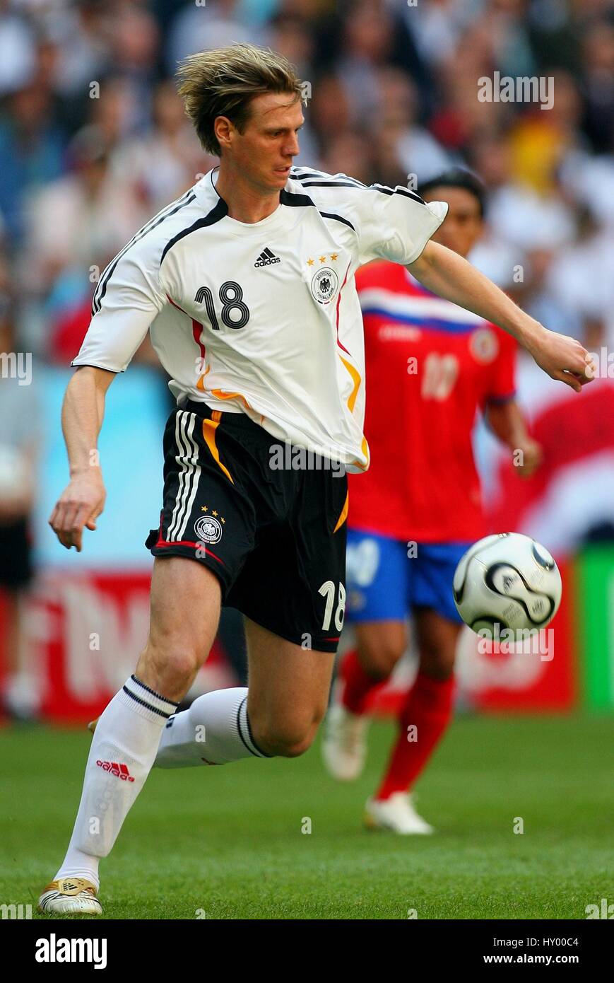 TIM BOROWSKI Deutschland & WERDER BREMEN WM München Deutschland 9. Juni 2006 Stockfoto