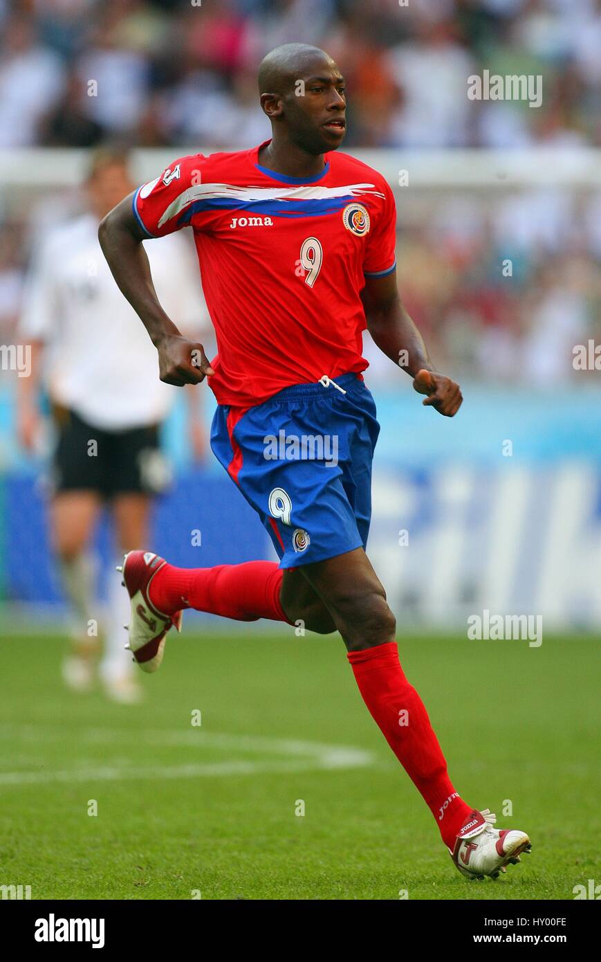 PAULO WANCHOPE Costarica & HEREDIANO CS Weltcup München 9. Juni 2006 Stockfoto