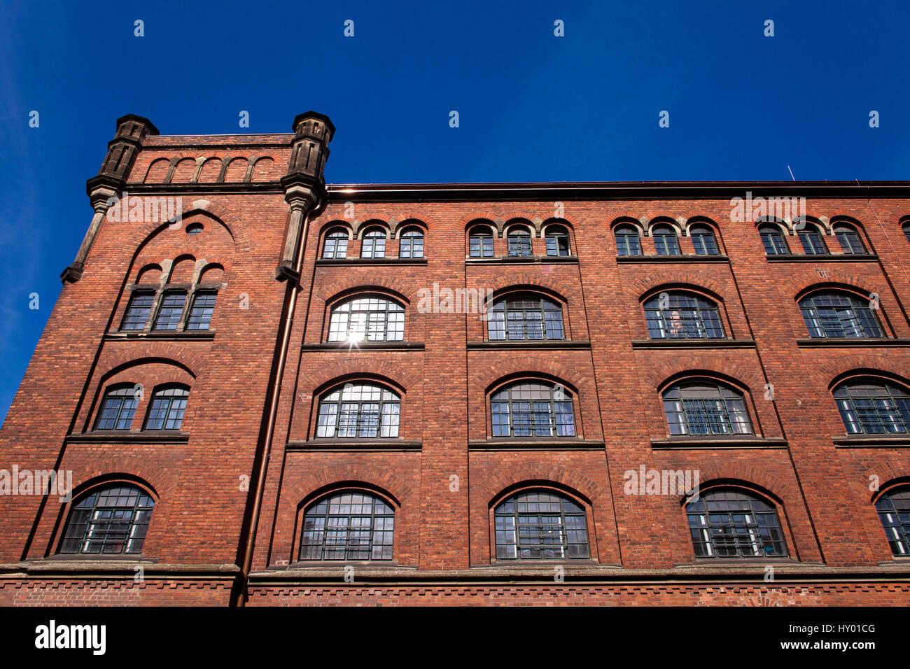 Deutschland, Köln, die historischen Gebäude der ehemaligen Schokoladenfabrik Stollwerck Stollwerck Haus. Stockfoto