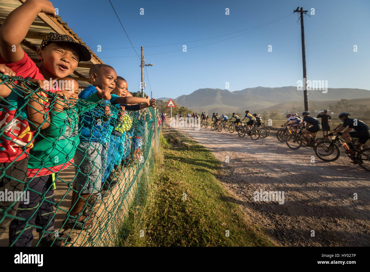 Cape Epic, fans Stockfoto