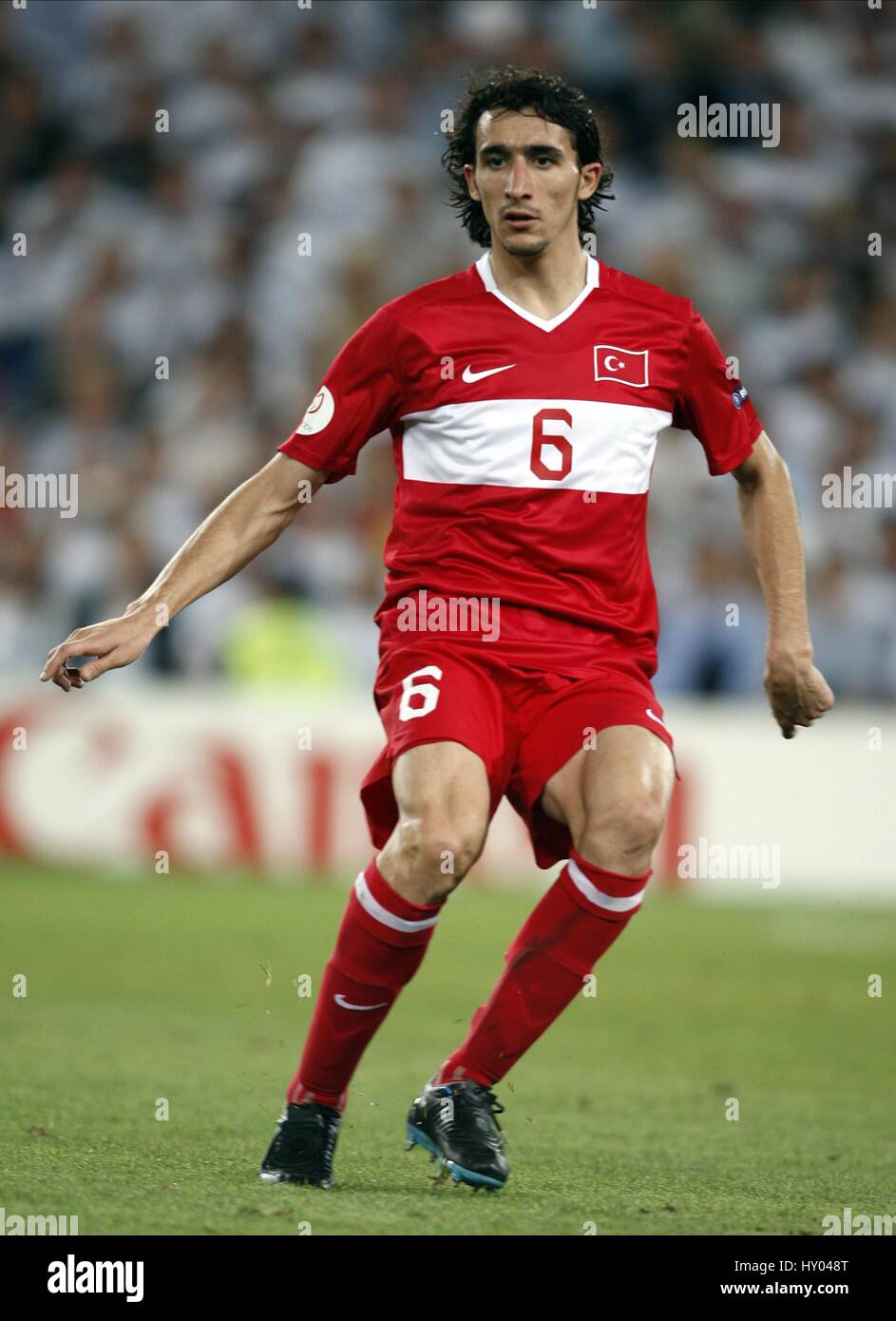 MEHMET TOPAL Türkei & GALATASARAY St. JAKOB-PARK BASEL Schweiz 25. Juni 2008 Stockfoto