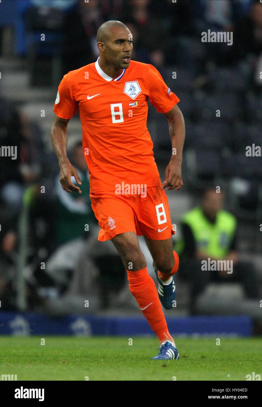 ORLANDO ENGELAAR HOLLAND & FC TWENTE STADE DE SUISSE Bern Schweiz 17. Juni 2008 Stockfoto