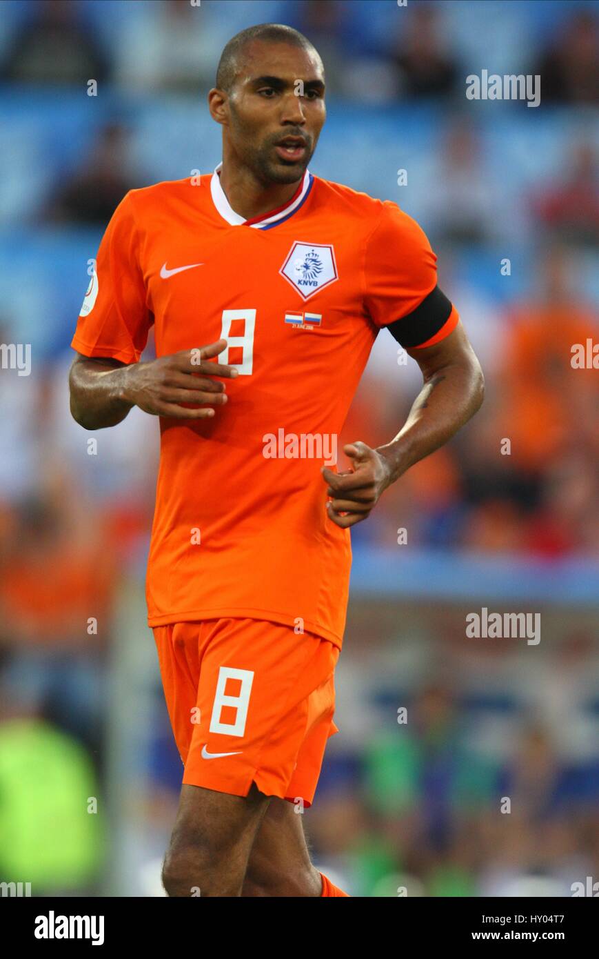 ORLANDO ENGELAAR HOLLAND & FC TWENTE St. JAKOB-PARK BASEL Schweiz 21. Juni 2008 Stockfoto