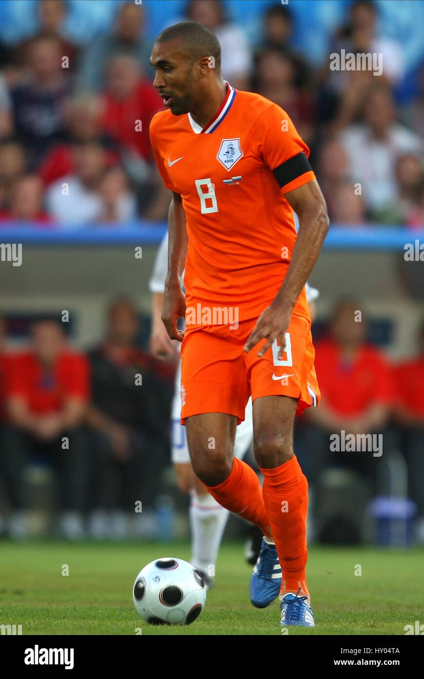 ORLANDO ENGELAAR HOLLAND & FC TWENTE St. JAKOB-PARK BASEL Schweiz 21. Juni 2008 Stockfoto