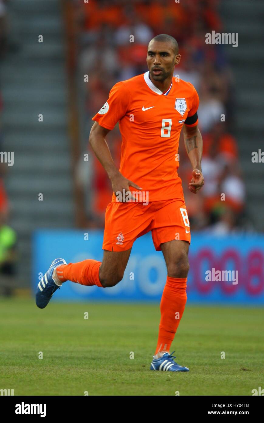 ORLANDO ENGELAAR HOLLAND & FC TWENTE St. JAKOB-PARK BASEL Schweiz 21. Juni 2008 Stockfoto