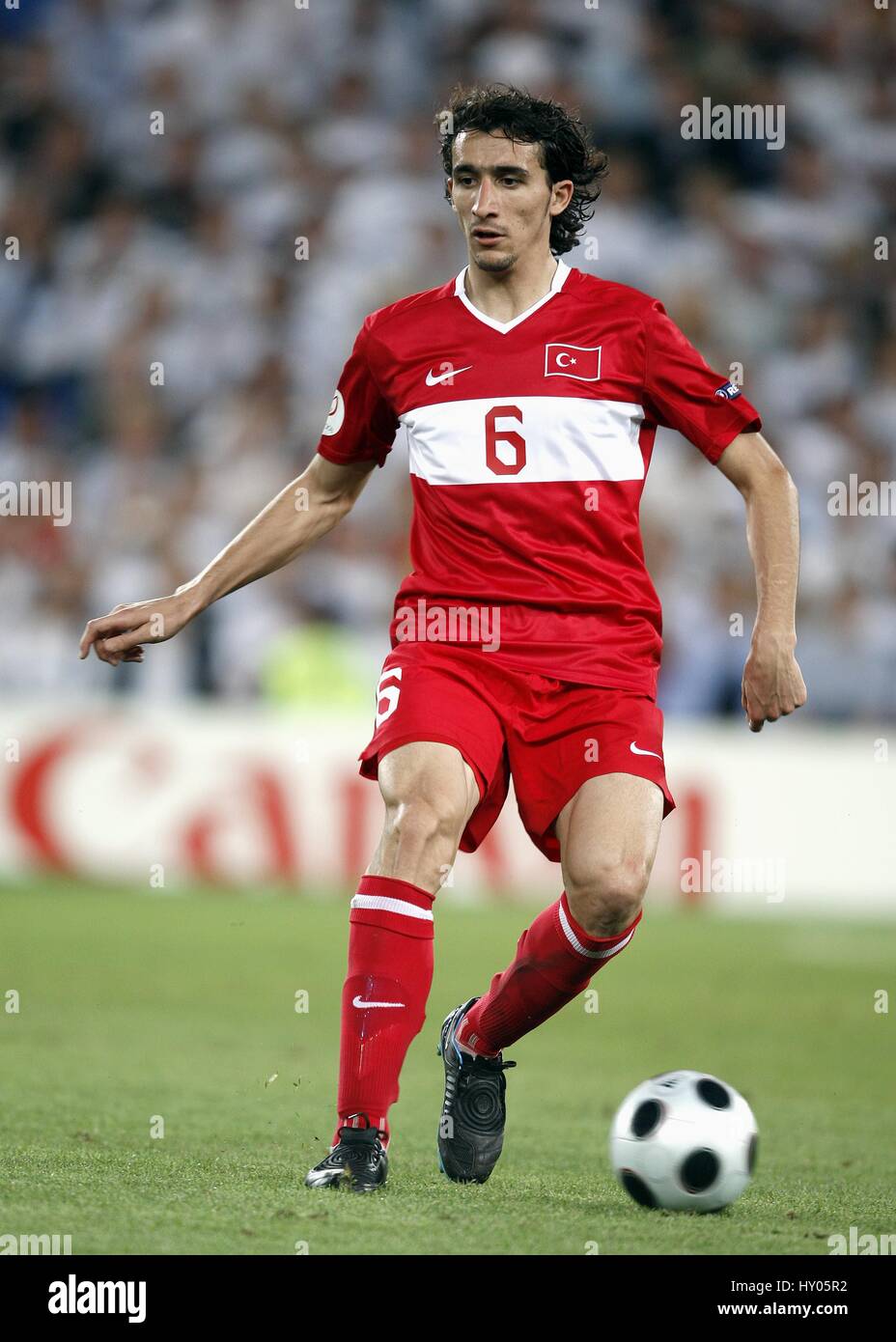 MEHMET TOPAL Türkei & GALATASARAY St. JAKOB-PARK BASEL Schweiz 25. Juni 2008 Stockfoto