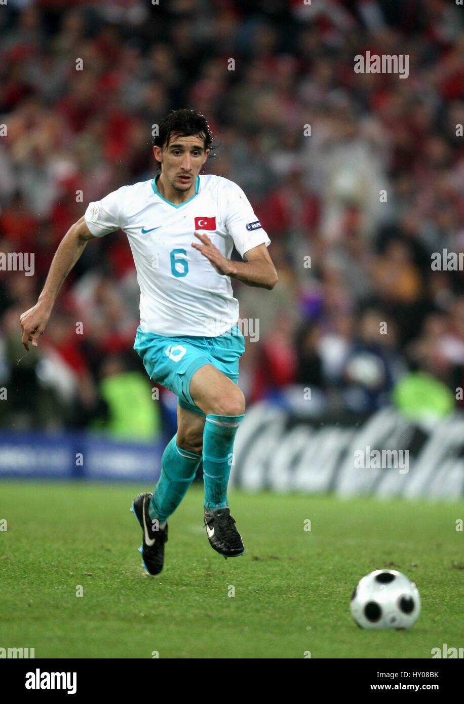 MEHMET TOPAL Türkei & GALATASARAY St. JAKOB-PARK BASEL Schweiz 11. Juni 2008 Stockfoto