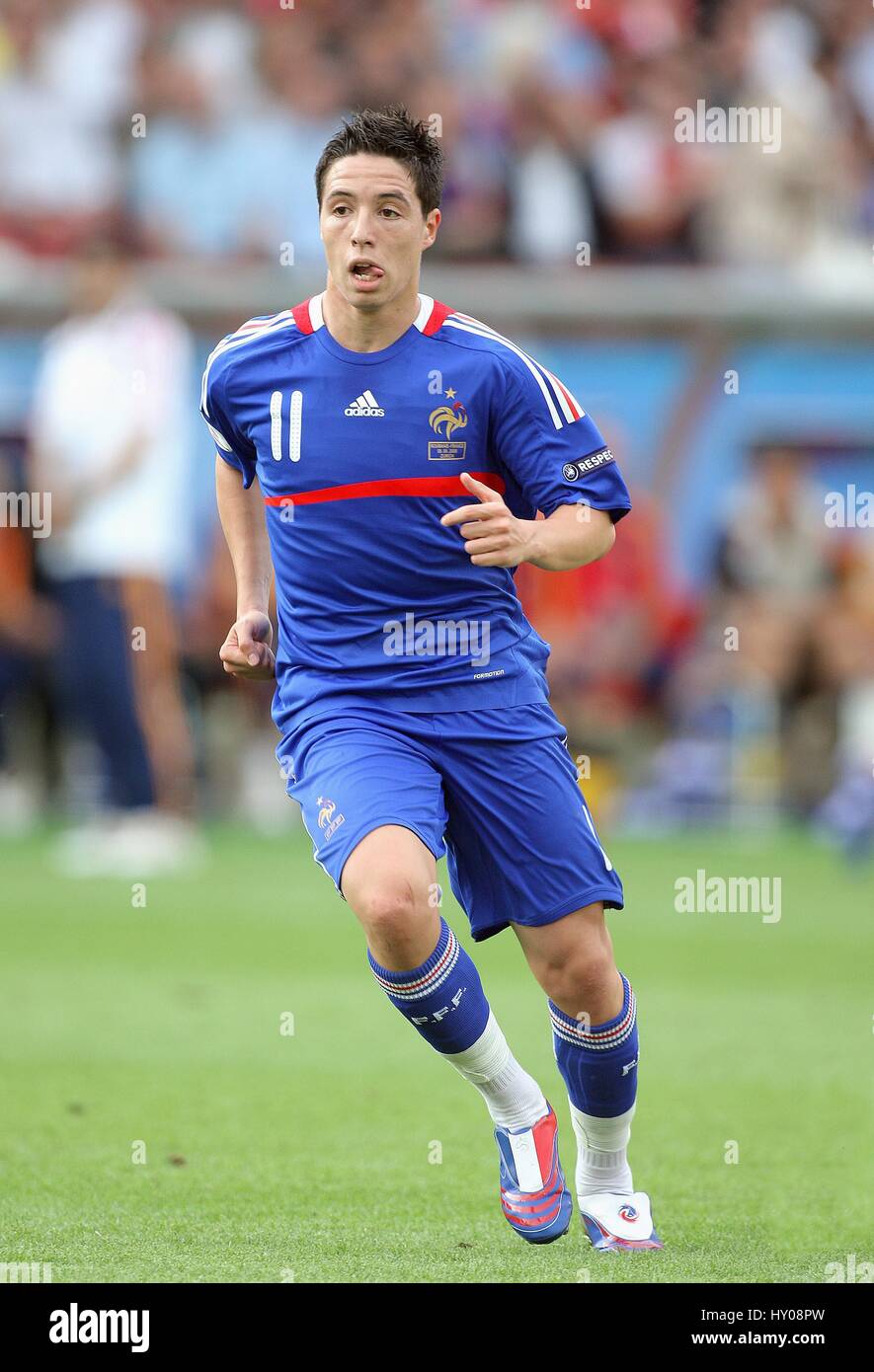 Samir Nasri Frankreich Marseille Letzigrund Staduim Zurich 9 Juni 2008 Stockfotografie Alamy