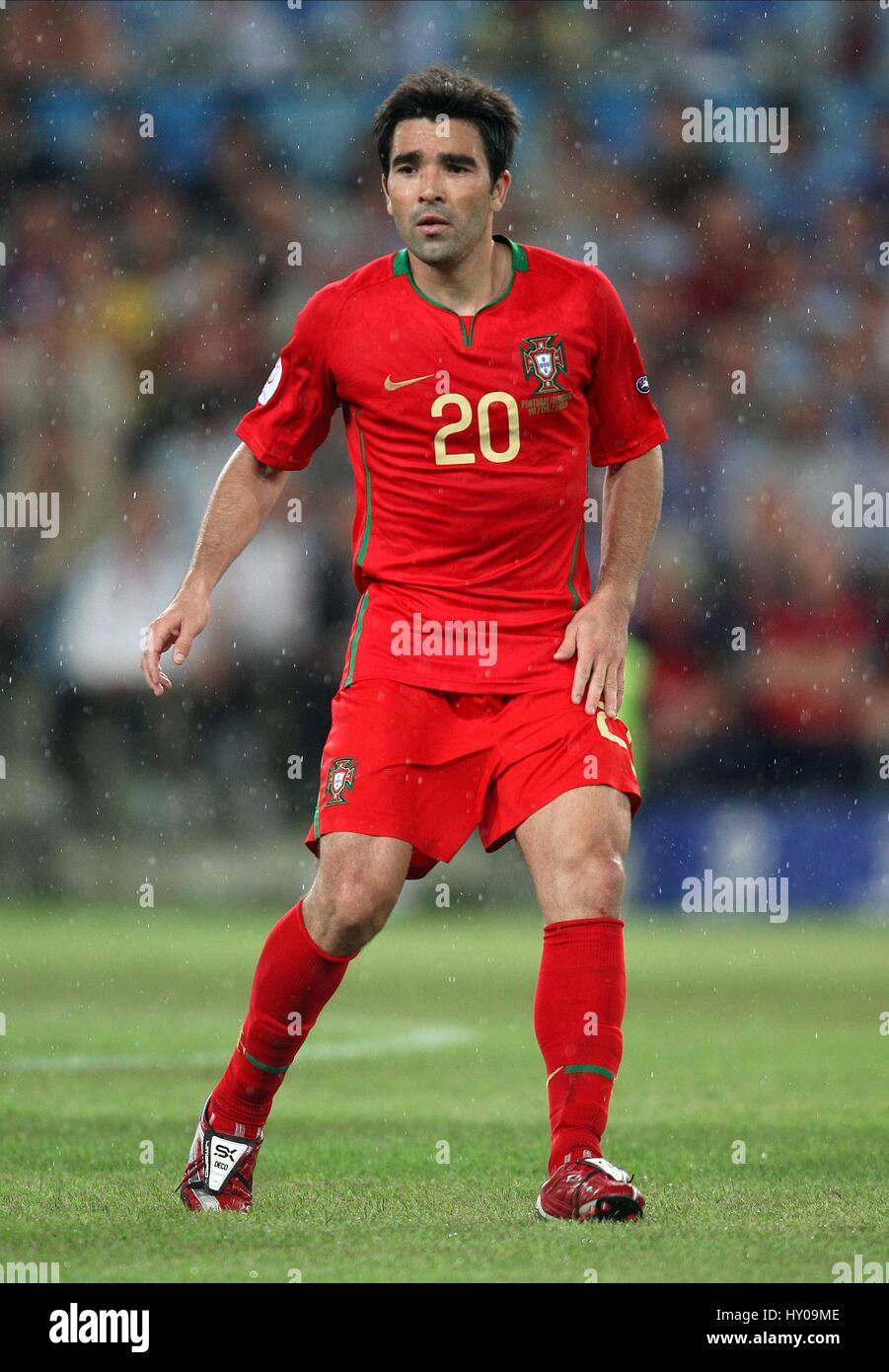 Deco-PORTUGAL & BARCELONA St. JAKOB-PARK BASEL Schweiz 19. Juni 2008 Stockfoto