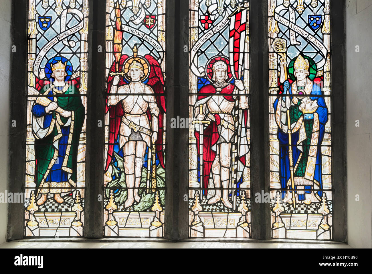 St. Petroc Kirche, Padstow, Cornwall Stockfoto