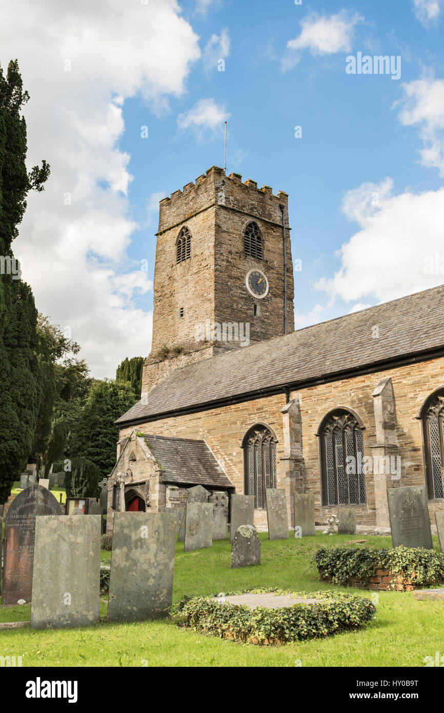 St. Petroc Kirche, Padstow, Cornwall Stockfoto