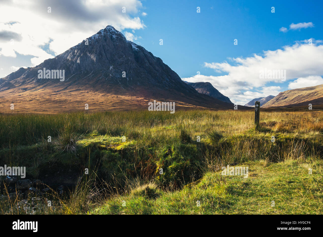 Sind schottische Landschaft im Glen Coe Stockfoto