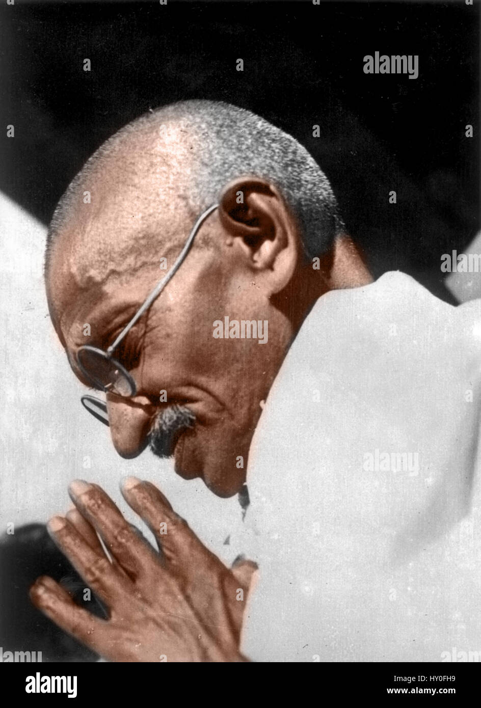 Indische Freiheitskämpfer, Mahatma Gandhi, Indien, Asien, 1938 Stockfoto