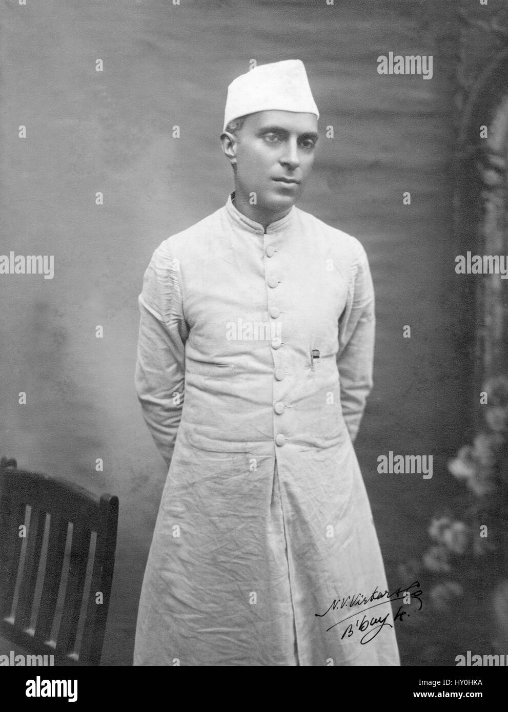 Erster indischer Premierminister, Jawaharlal Nehru, Indien, Asien, 1927 Stockfoto