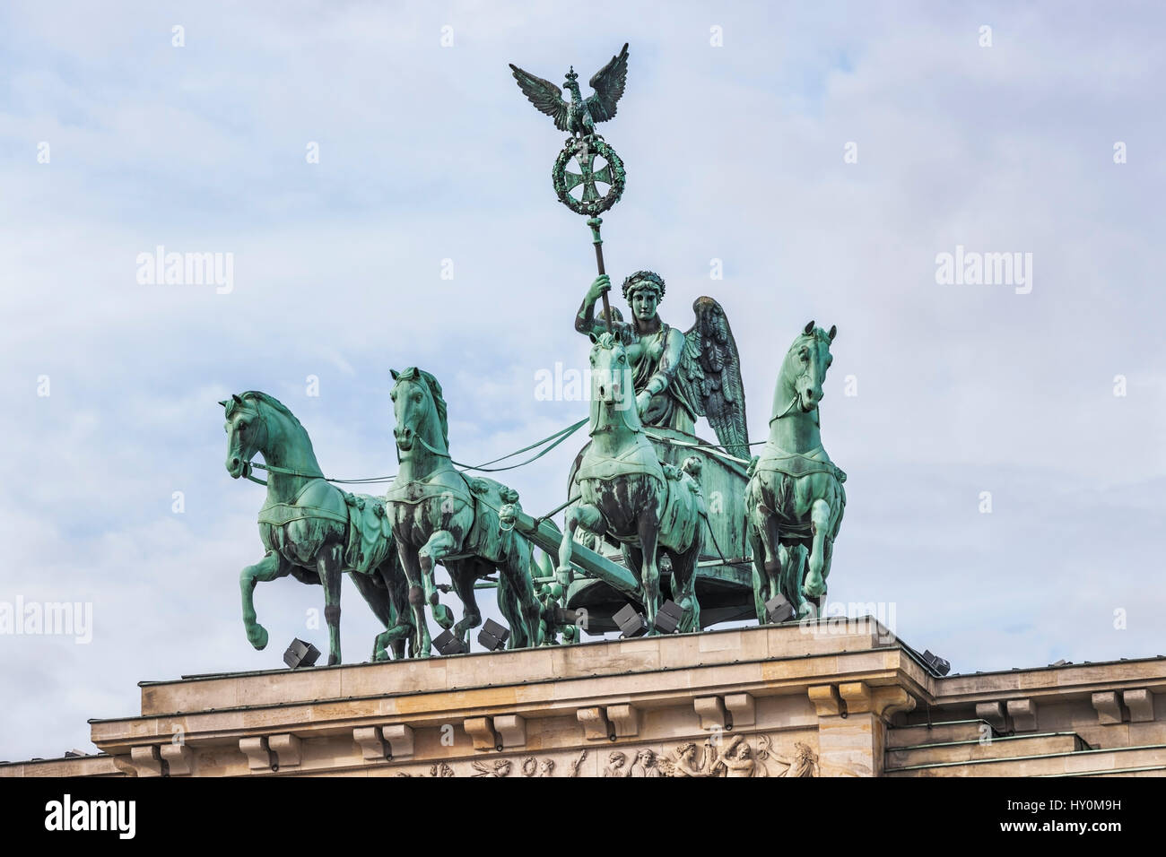 Pferde Auf Dem Brandenburger Tor www.alamy.de
