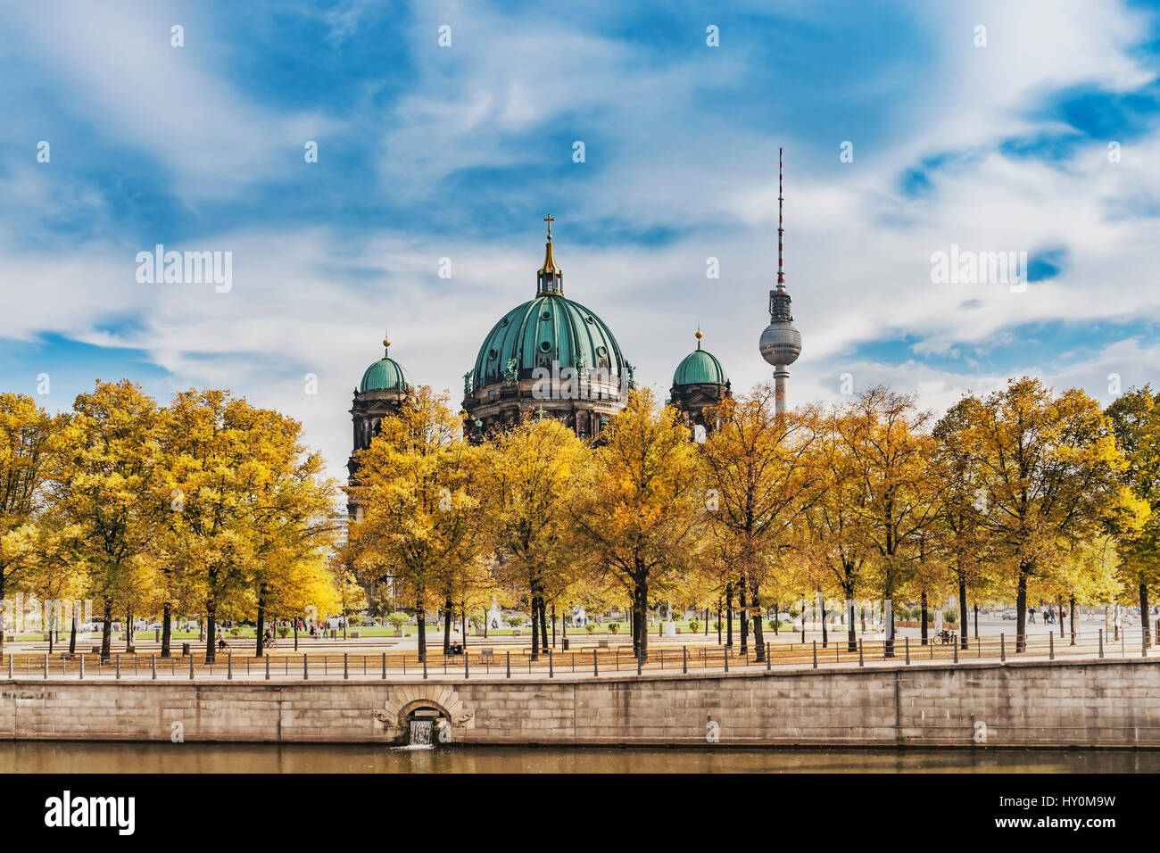 Der Berliner Dom ist eine evangelische Kirche in der Mitte Berlins, Deutschland, Europa Stockfoto