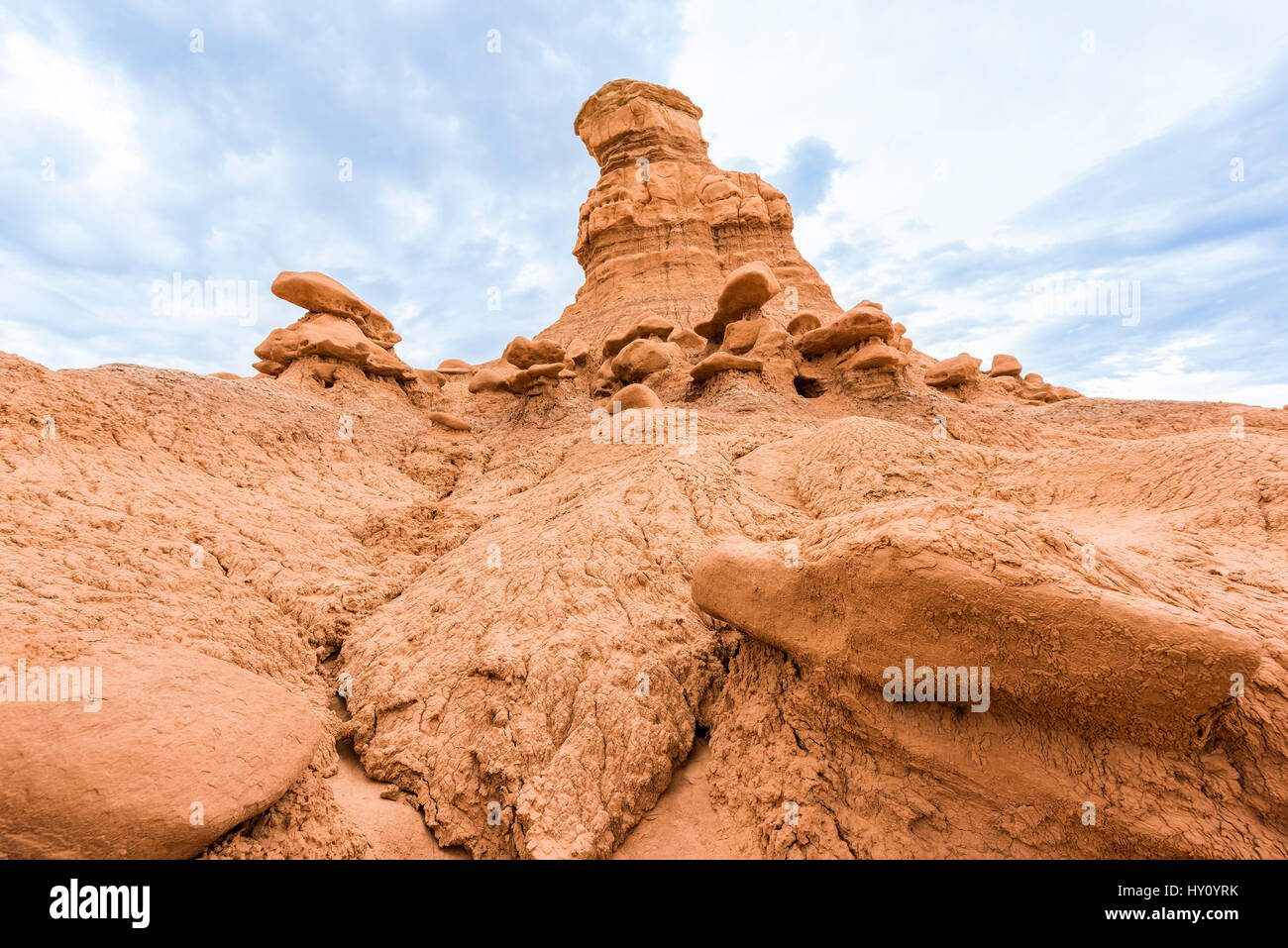 Goblin Canyon Hoodoos in Valley State park Stockfoto