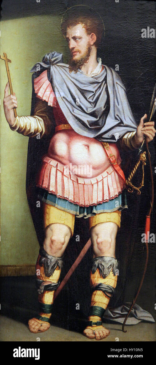 Luis de Vargas (1505-1568) San Sebastián Sevilla Spanien Stockfoto