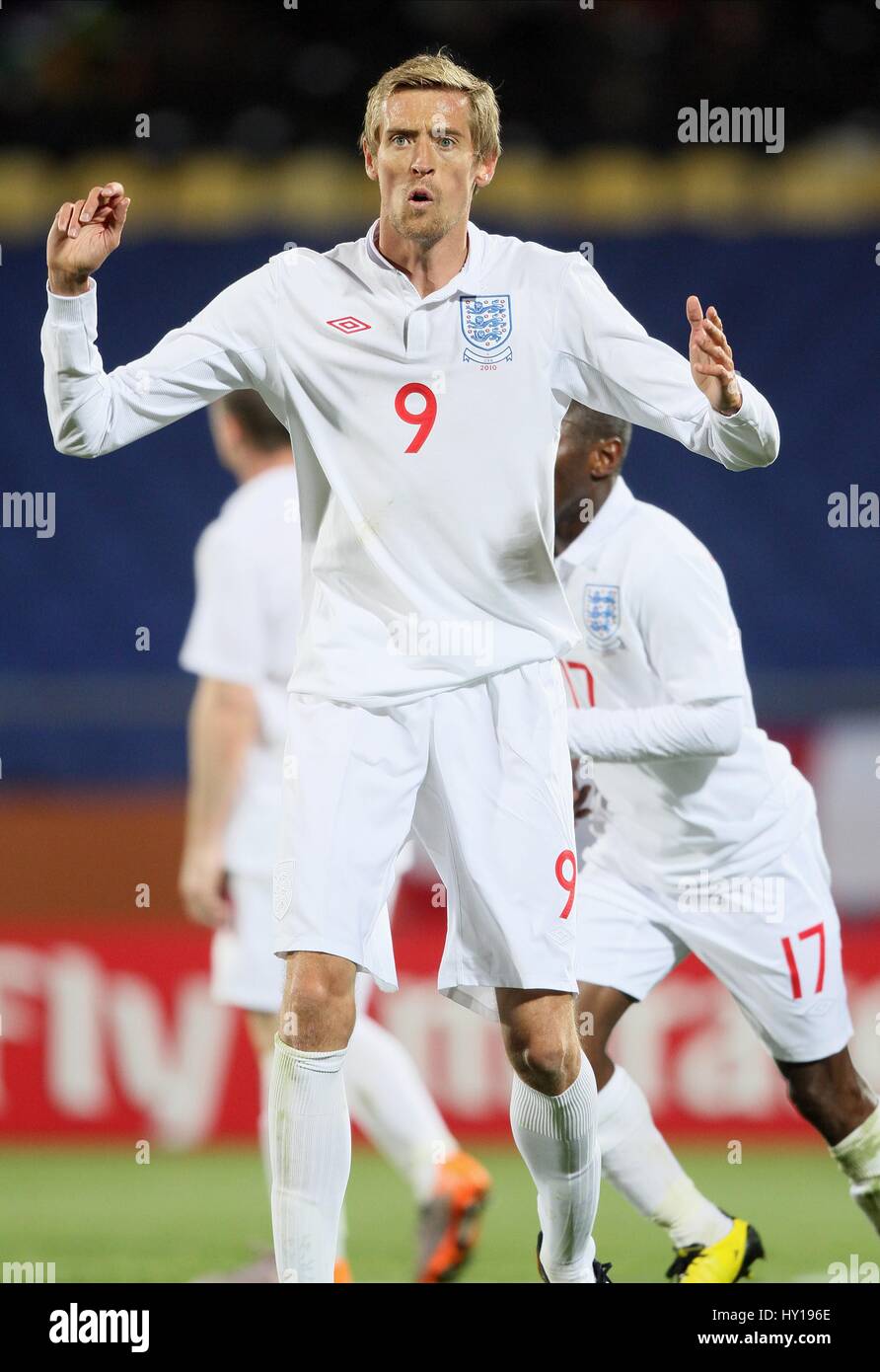 Peter Crouch England Tottenham Hotspur Fc England Tottenham Hotspur Fc Royal Bafokeng Stadion Rustenburg Sudafrika 12 J Stockfotografie Alamy