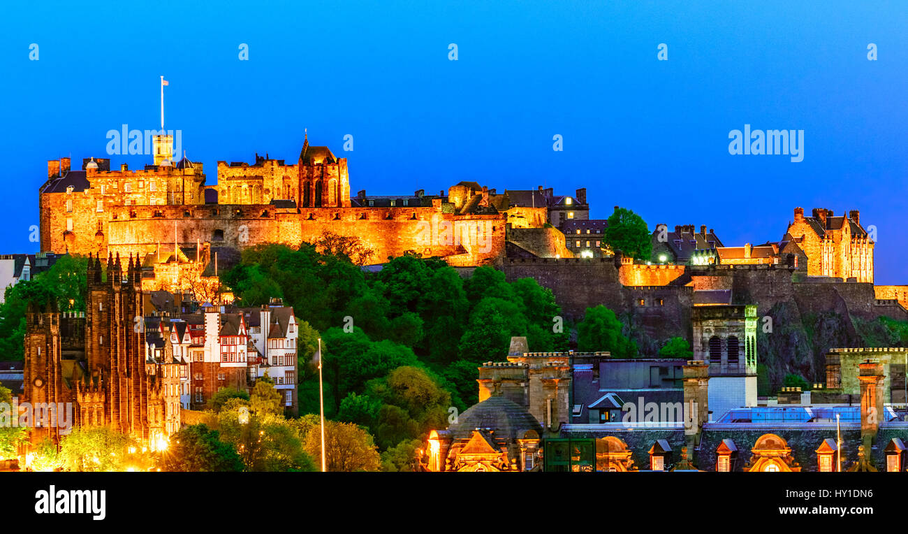 Edinburgh Castle, Schottland Stockfoto