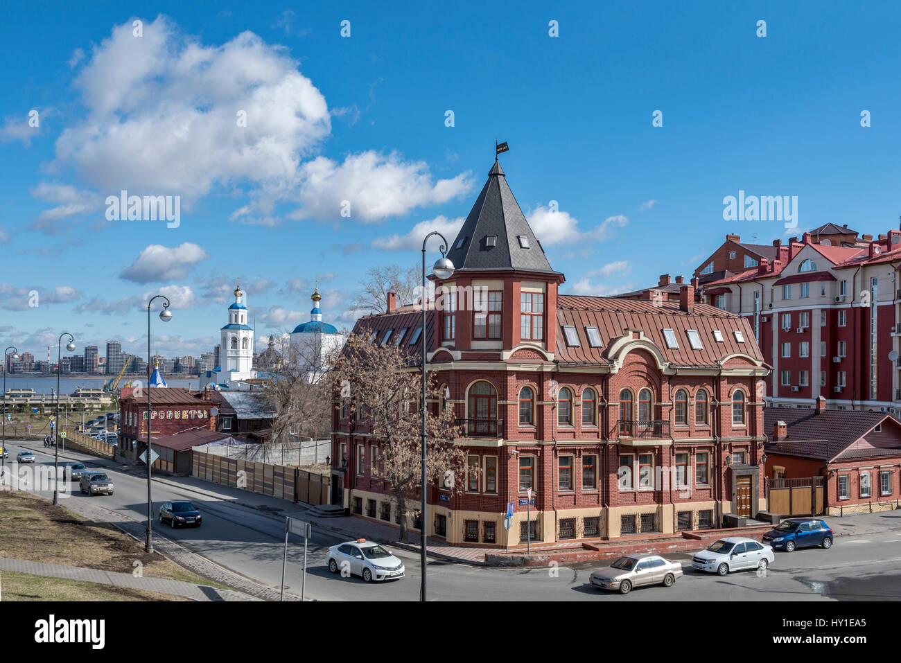 Stadtansichten Kazan, Republik Tatarstan, Russland Stockfoto