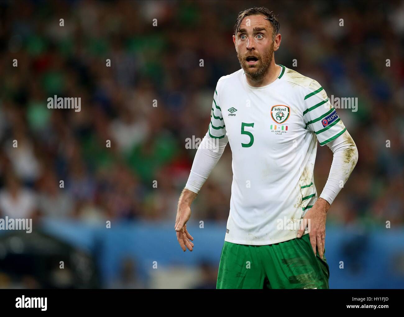 RICHARD KEOGH REP von Irland STADE PIERRE MAUROY LILLE Frankreich 22. Juni 2016 Stockfoto