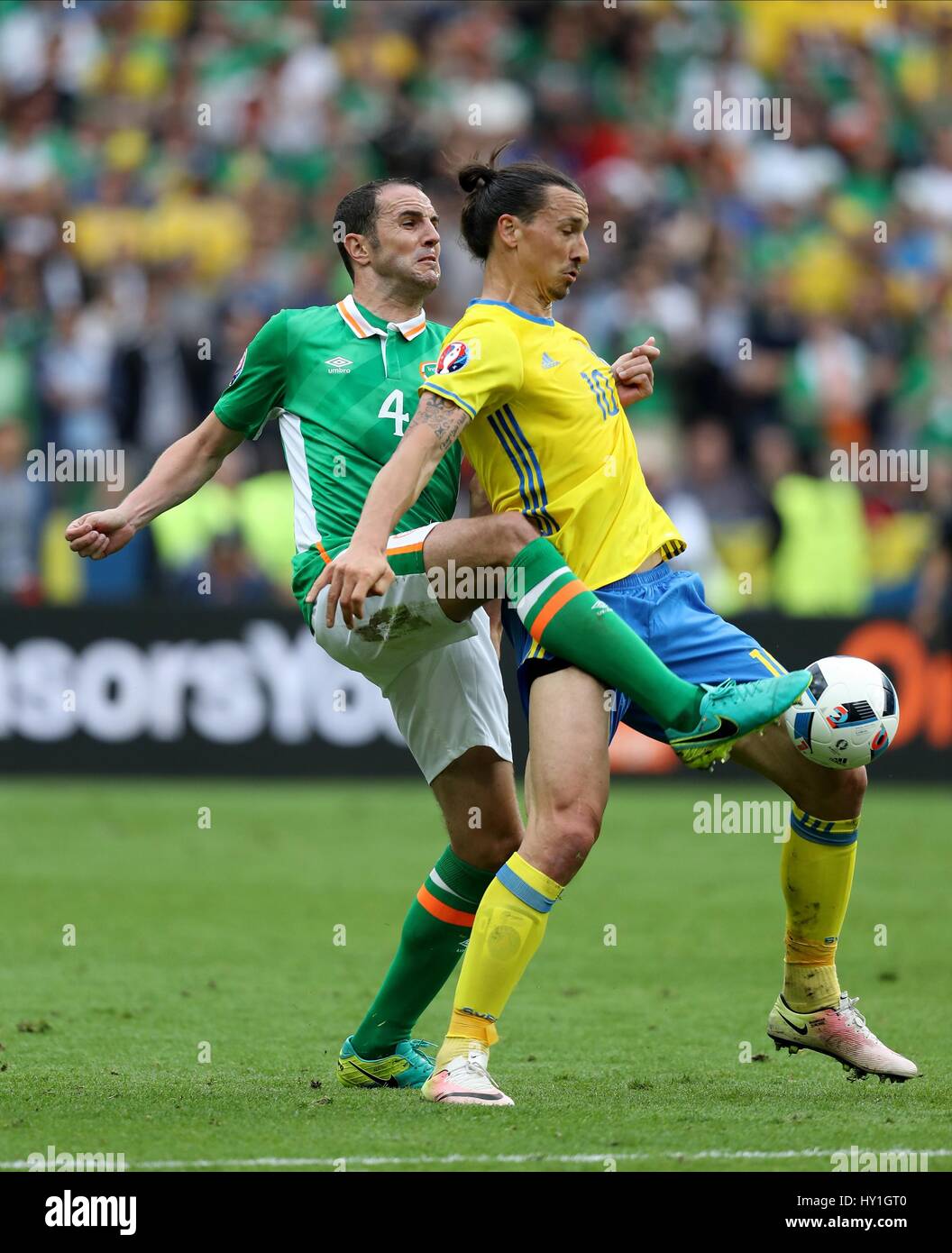 Republik Irland JOHN O Irland V Schweden STADE DE FRANCE PARIS Frankreich 13. Juni 2016 Stockfoto