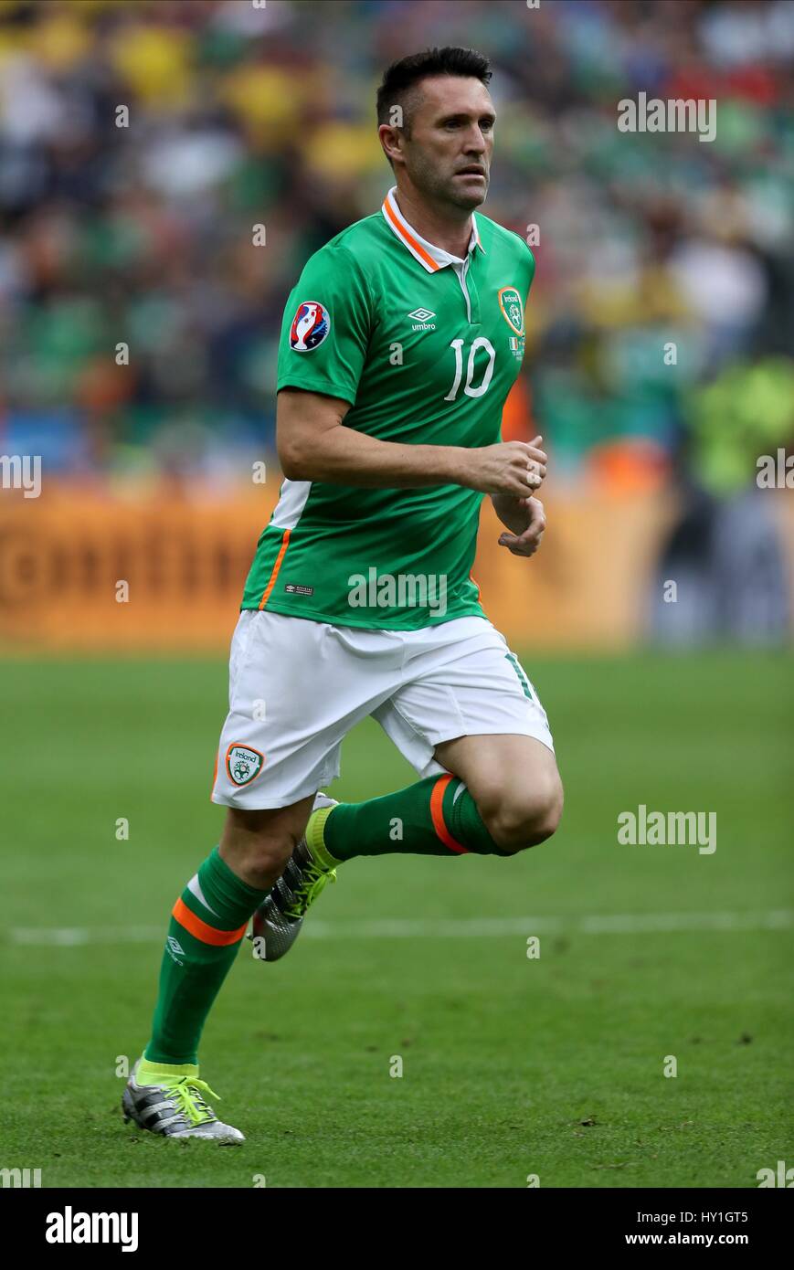 Republik Irland ROBBIE K Republik Irland V Schweden STADE DE FRANCE PARIS Frankreich 13. Juni 2016 Stockfoto