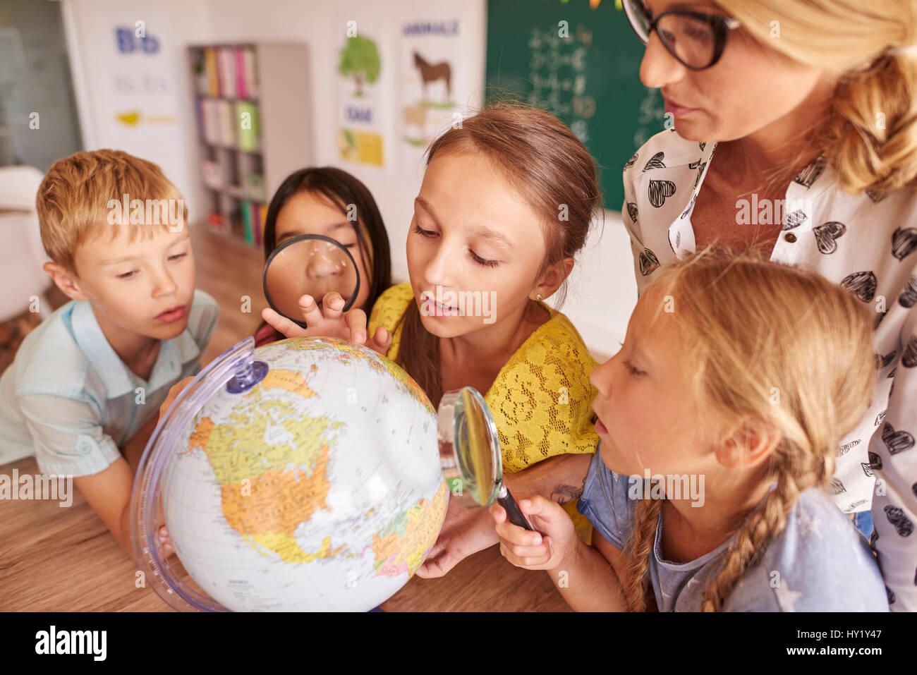 Finden Sie mehr als Sie wissen Stockfoto