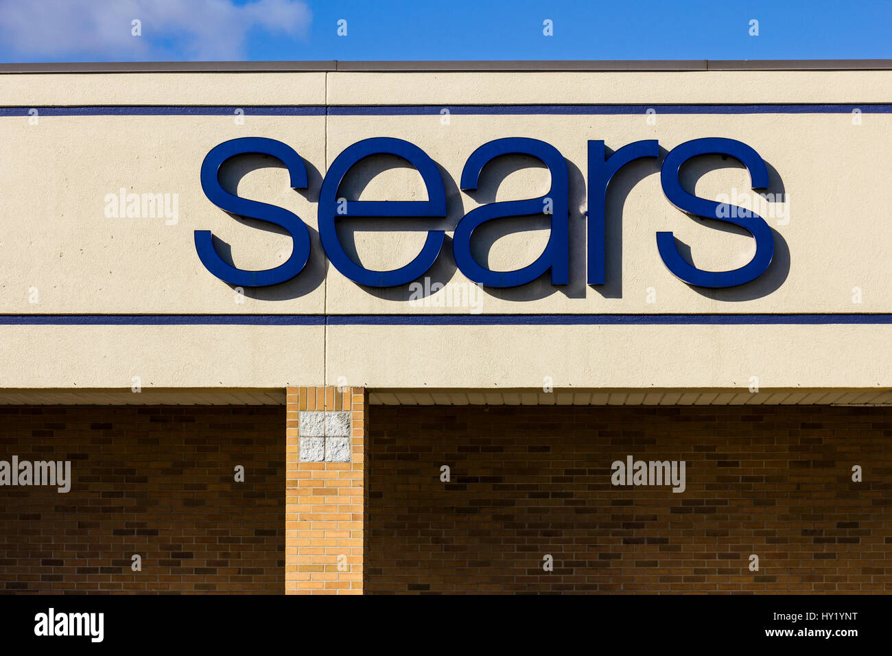 Anderson - ca. Oktober 2016: Sears Retail Mall Lage. Sears ist eine Tochtergesellschaft von Sears Holdings VI Stockfoto