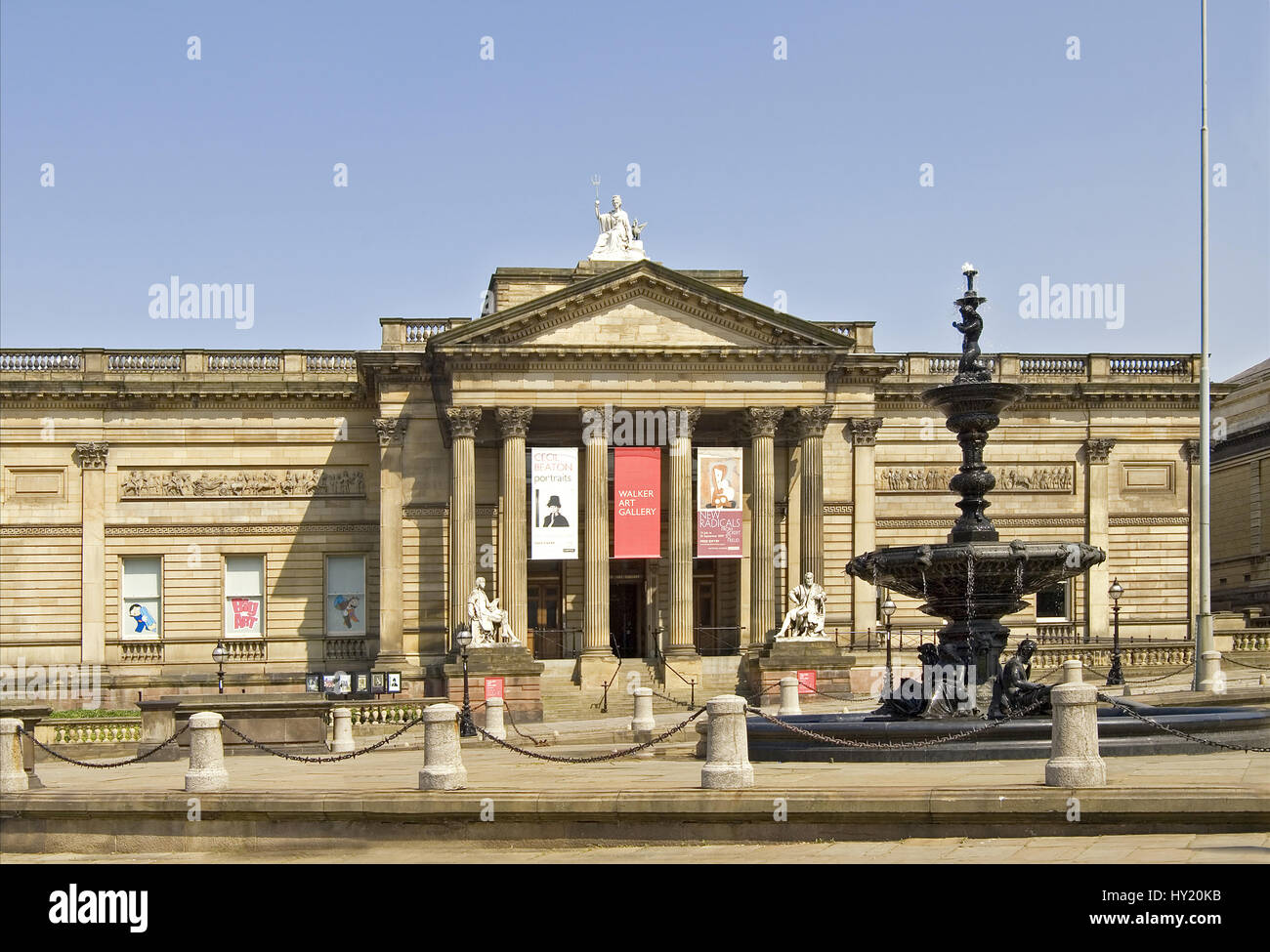 Der Walker Art Gallery ist eine Kunstgalerie in Liverpool, beherbergt eine der bedeutendsten Kunstsammlungen in England, außerhalb von London Bestandteil der Natio Stockfoto
