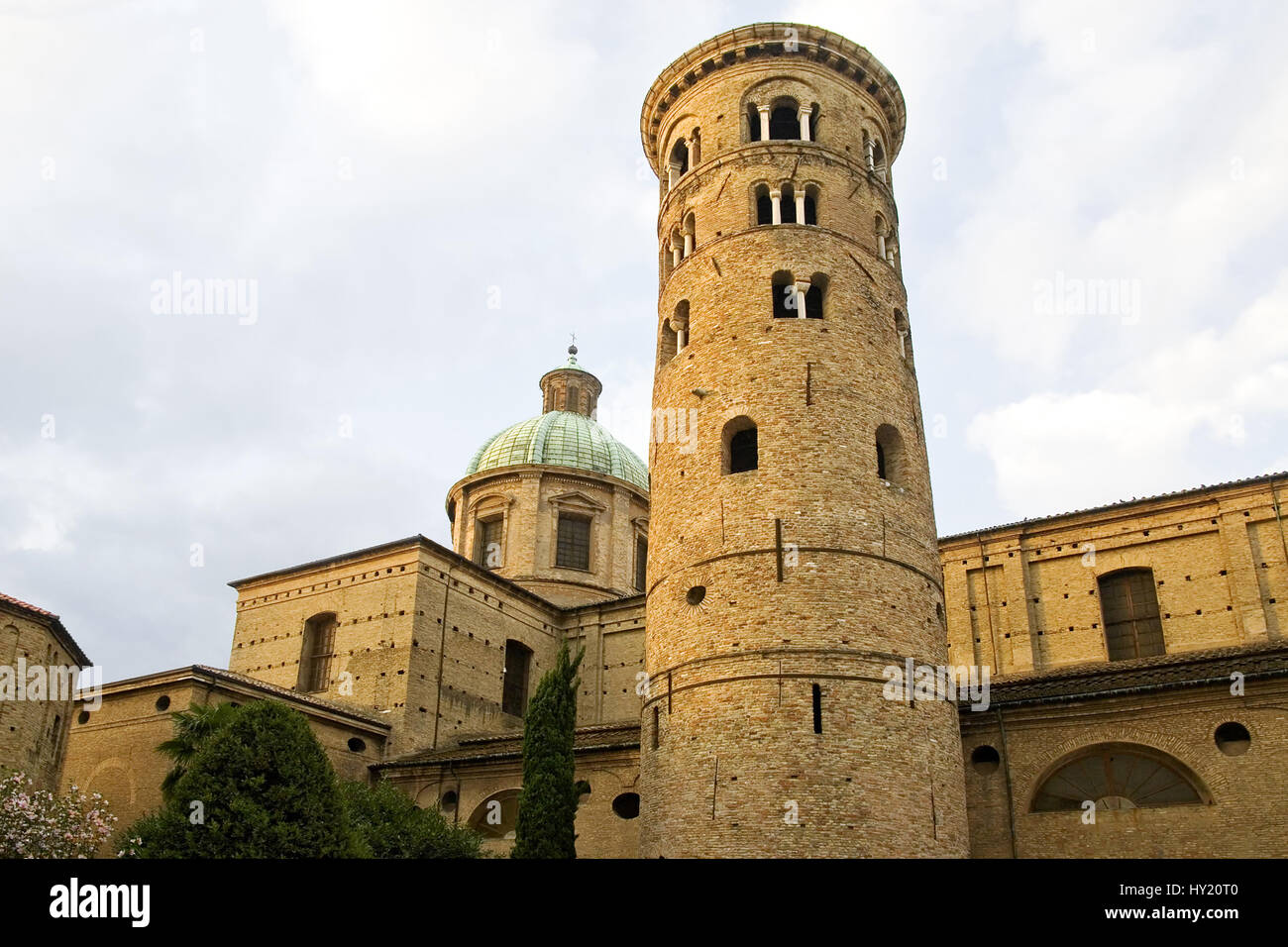 Bild der Kathedrale von Ravenna, Emilia-Romagna, Italien.  Der Dom von Ravenna, Emilia-Romagna, Italien. Stockfoto