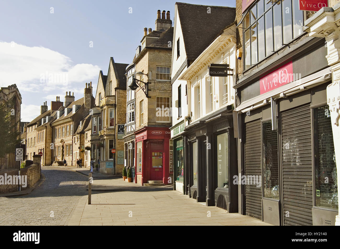 altstadt von stamford eine alte stadt nordlich von london england grossbritannien stockfotografie alamy