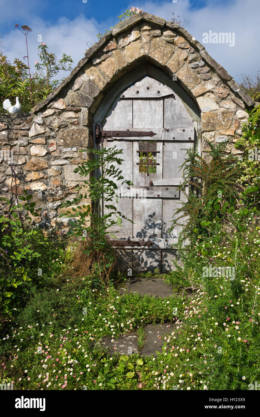 Foto von der Millenium-Garten Burrow Farm Gardens, auch bekannt als Osten Devons Secret Garden, in der Nähe von Axminster, Devon, England, UK Stockfoto