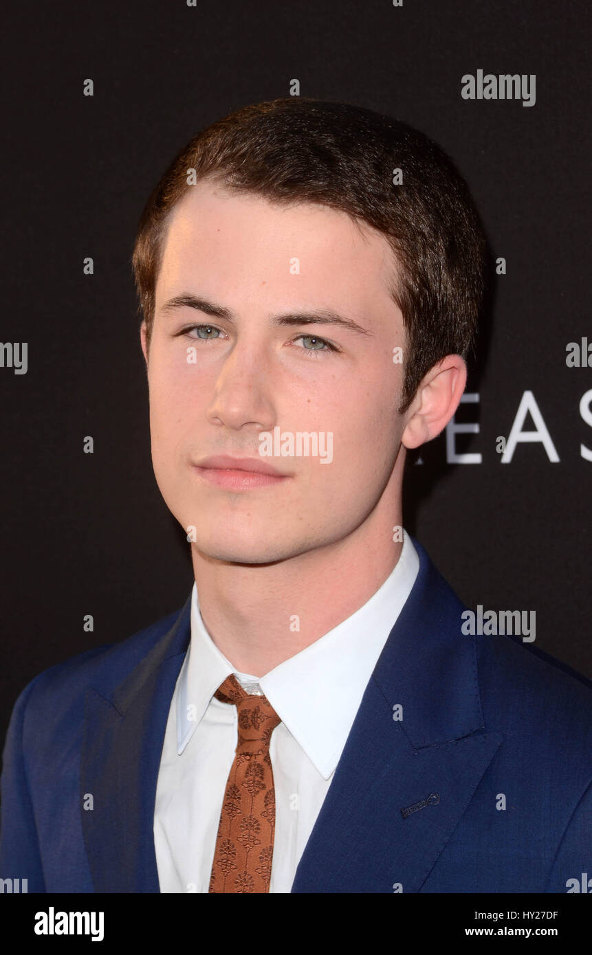 Los Angeles, Ca, USA. 30. März 2017. Dylan Minnette bei der Premiere von Netflix 13 Gründe, warum "bei Paramount Pictures am 30. März 2017 in Los Angeles, Kalifornien. Bildnachweis: David Edwards/Medien Punch/Alamy Live-Nachrichten Stockfoto